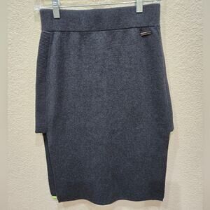 Sweaty Betty Wool Blend Pencil Active Wear Skirt Small Gray